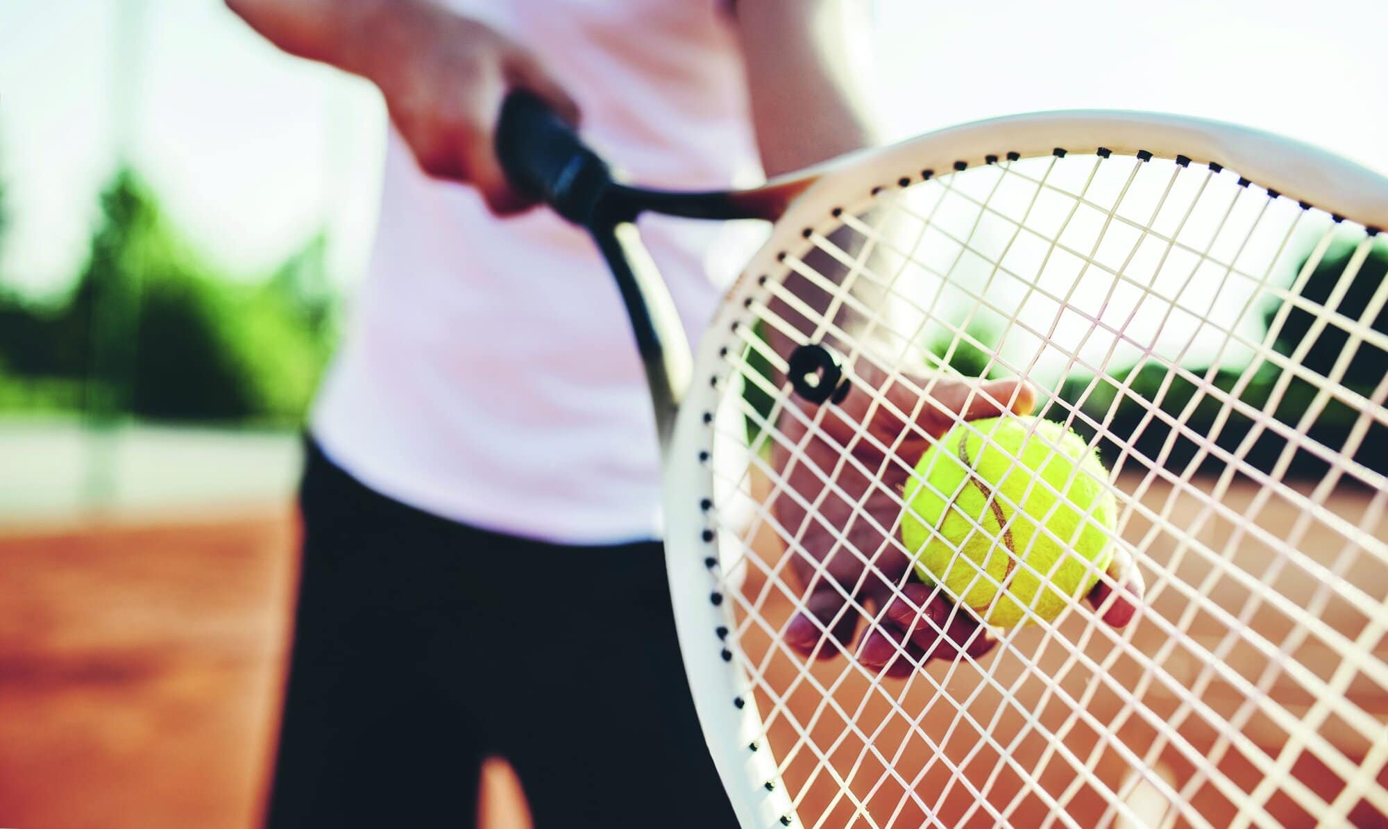 Tennis. Man playing tennis, close up photo. Sport, recreation concept