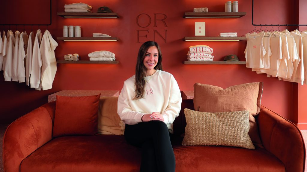 12.05.25 - Working Word, British Business Bank case study - Kelly Powling at her new wellness studio, OREN Wellness in Cardiff
