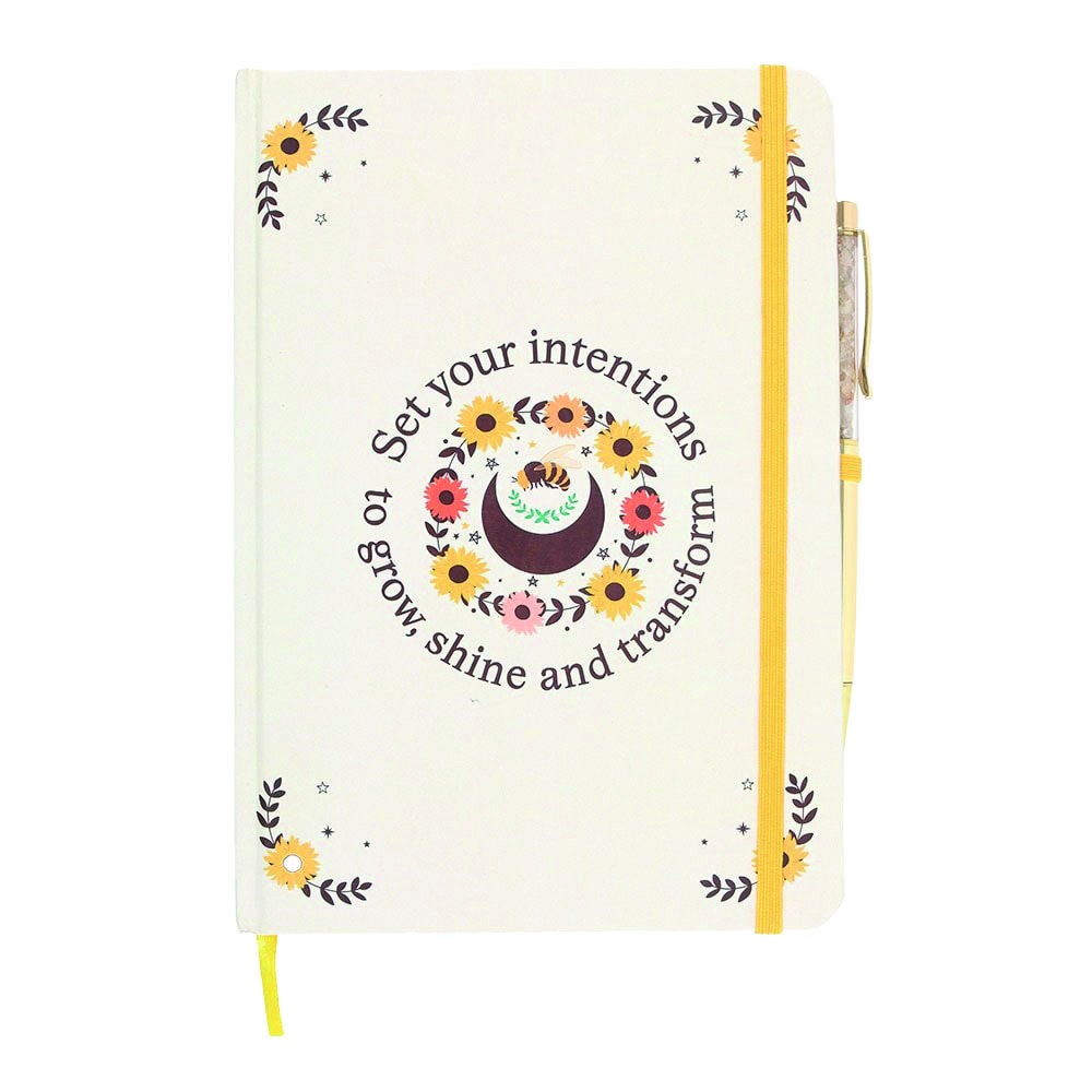 Set Your Intentions Journal with Citrine Pen