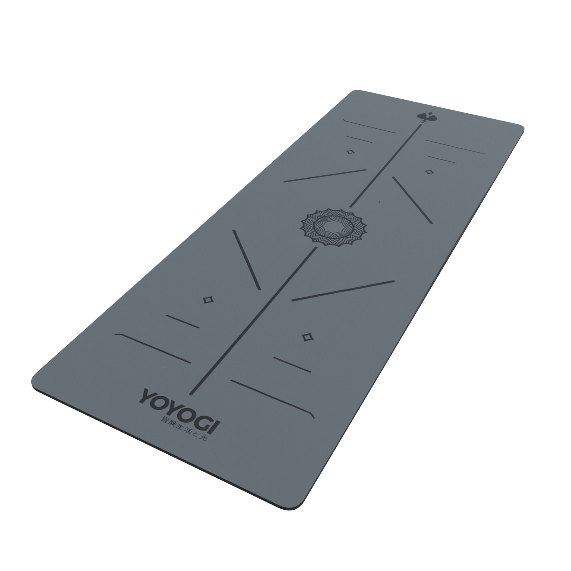 YOYOGI Alignment Yoga Mat – Grey