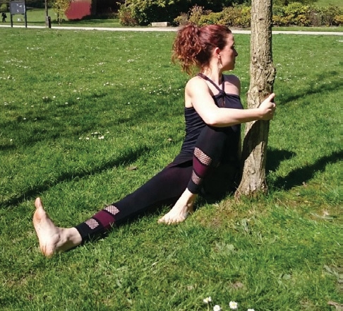 Yoga outside