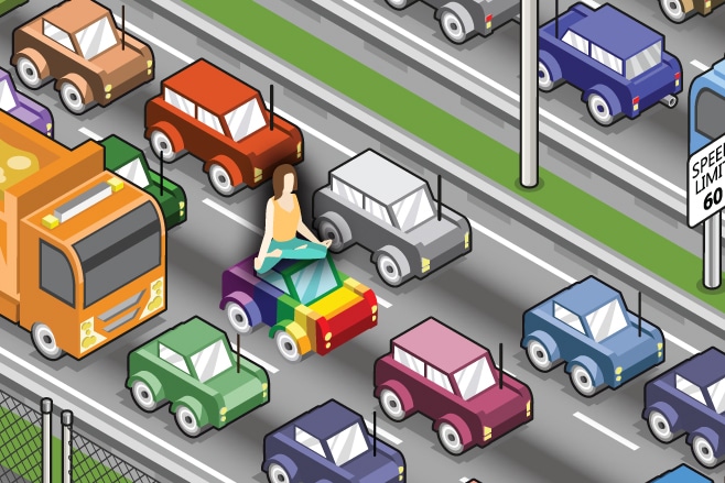 Traffic Jam Meditation