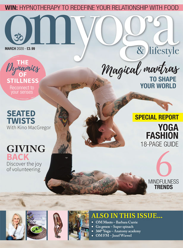 OM Yoga Magazine March 2020 Cover