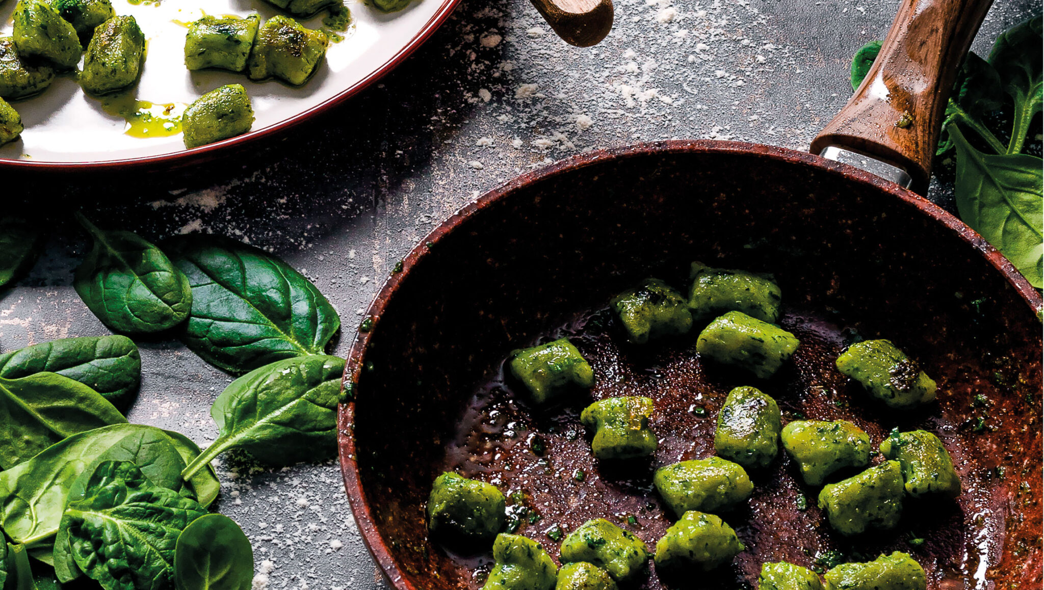 Spinach and Potato Gnocchi Om Yoga Magazine