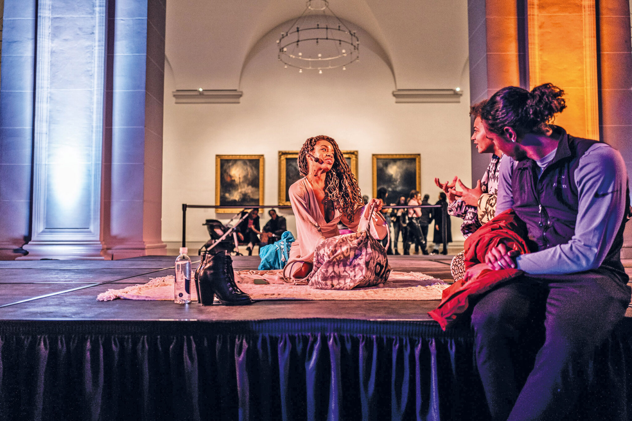 Heal Haus - Inside the The Brooklyn Museum teaching meditation