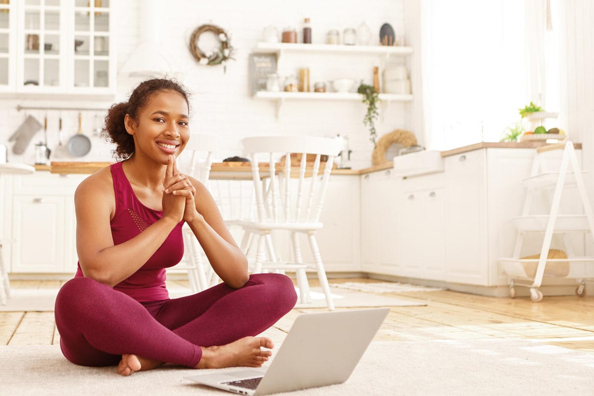 Online yoga at home
