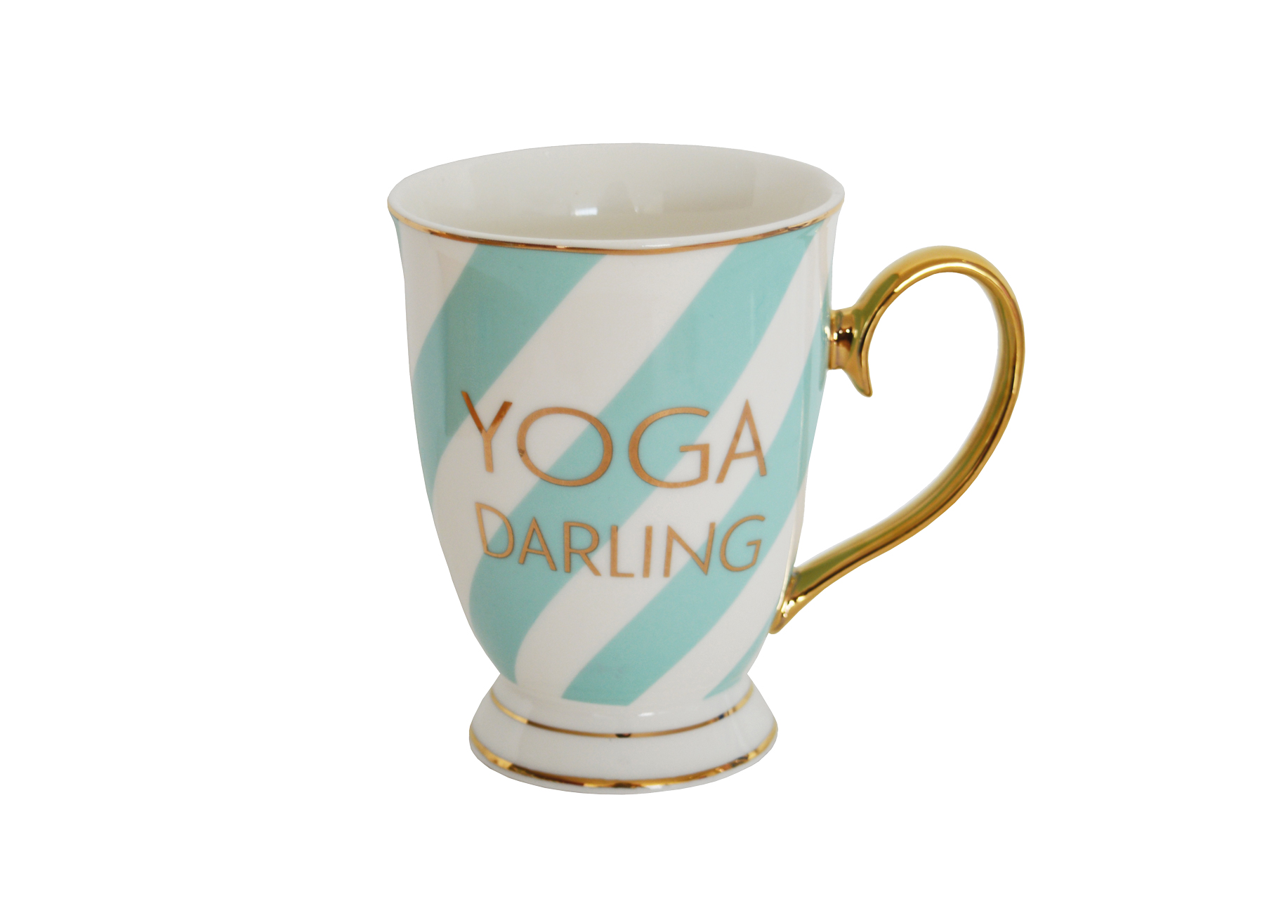 Typography-Mug-Aqua-Stripes-Yoga-Darling