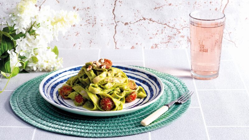 Watercress and Pea Pasta