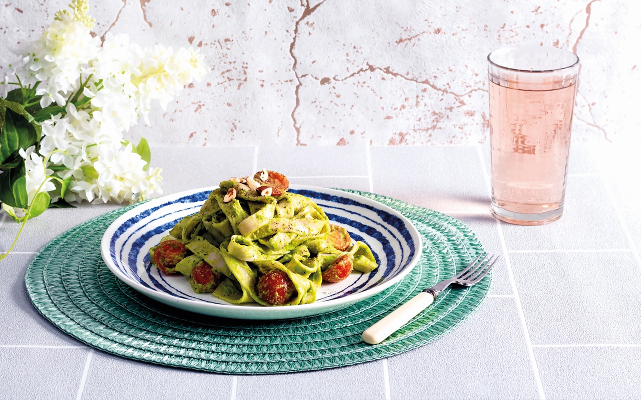 Watercress and Pea Pasta