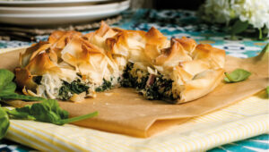 Spinach and Feta Filo Pie