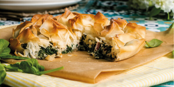 Spinach and Feta Filo Pie