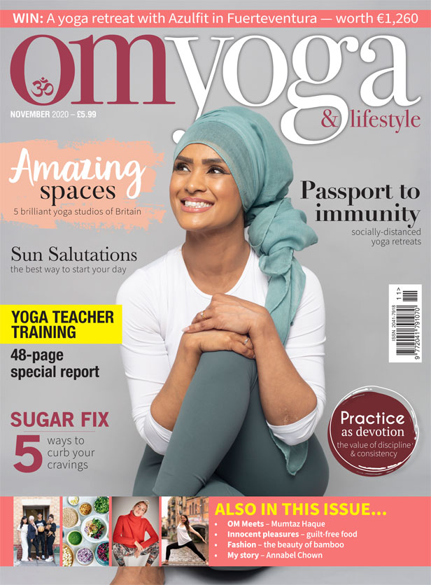 OM Yoga Magazine November 2020 Cover