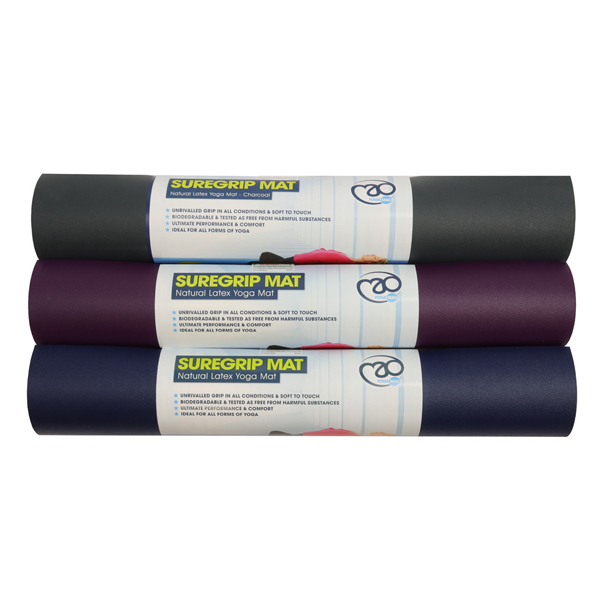 Yoga-Mad-Suregrip Suregrip Natural Latex Yoga Mat 4mm