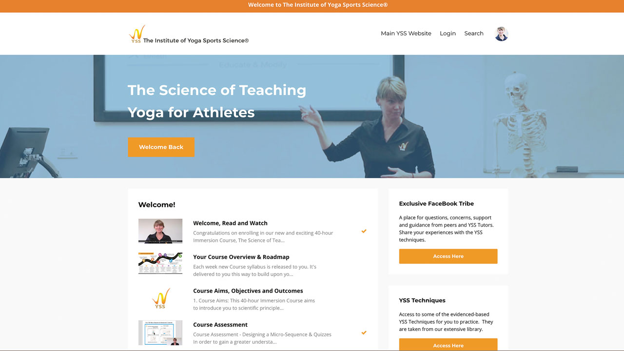 Best online yoga - Yoga Sport Science