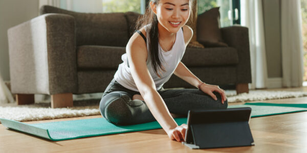 Online yoga training