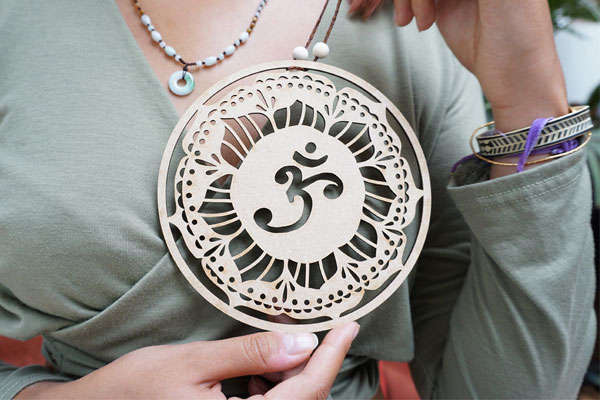 Yoga Christmas gifts - om symbol