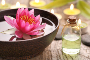 Yoga and aromatherapy - Lotus oil