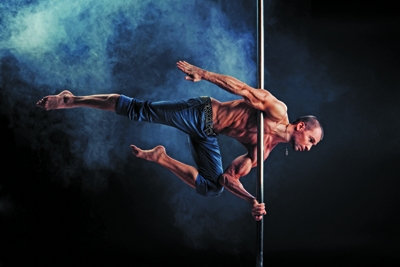 Male Pole Dance Athlete