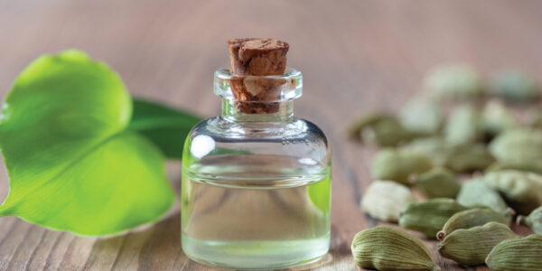 Yoga and aromatherapy - cardamon oil