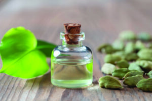 Yoga and aromatherapy - cardamon oil