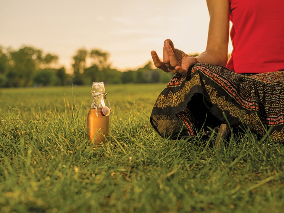 CAMBODIA: Beer yoga