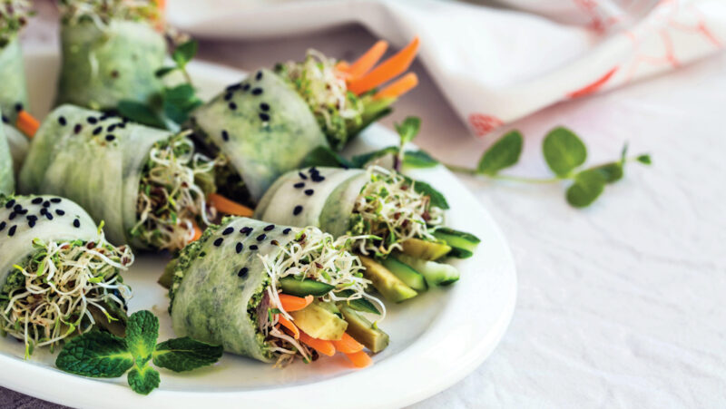 Rice paper rolls