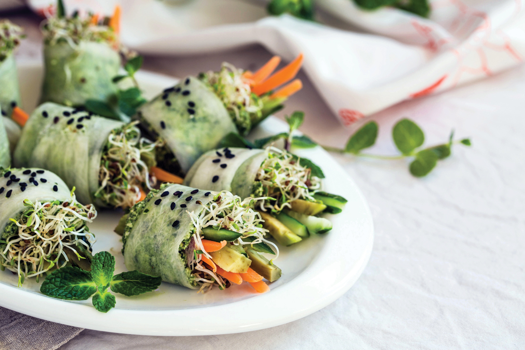 Rice paper rolls