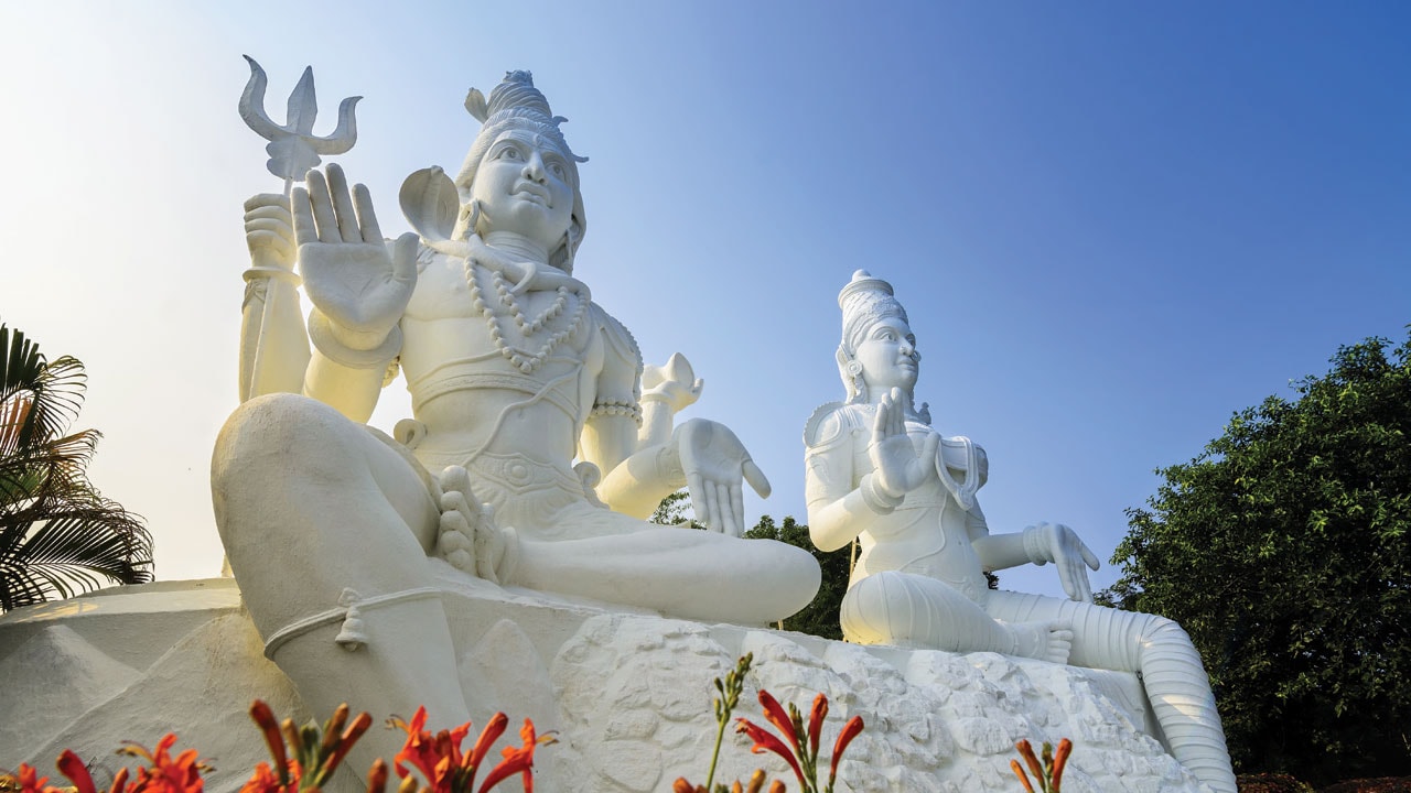 cartoon doodle lord Shiva sitting in lotus pose in meditation Stock Vector  | Adobe Stock