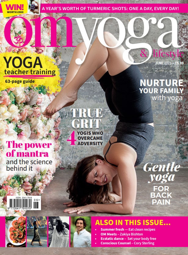 OM Yoga Magazine June 2021 Cover
