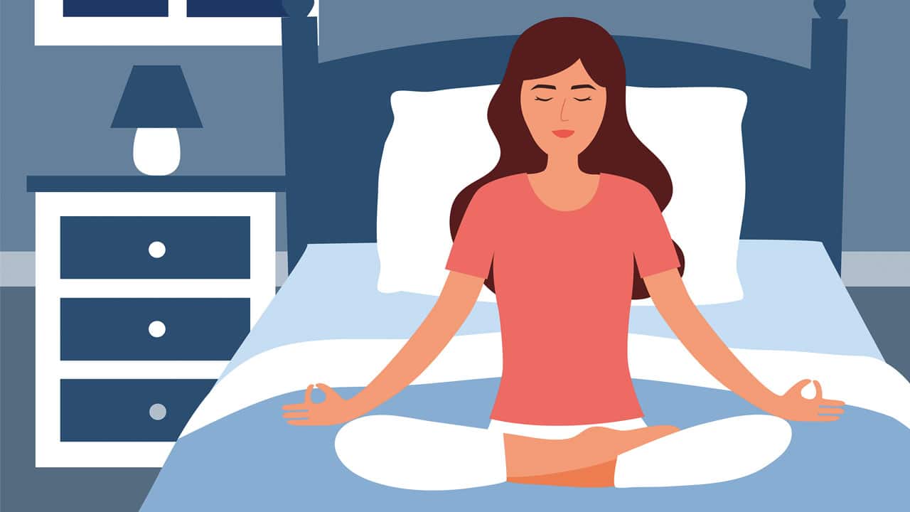 Yoga-in-bed Yoga in bed