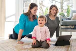 Yoga at home for new mums