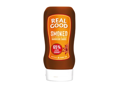 Real Good Smoked Barbecue Sauce 65% Less Sugar