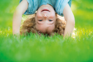 Children inspired by yoga