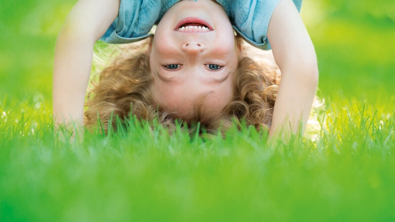 Children inspired by yoga