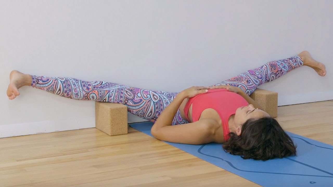 Restorative yoga sequence