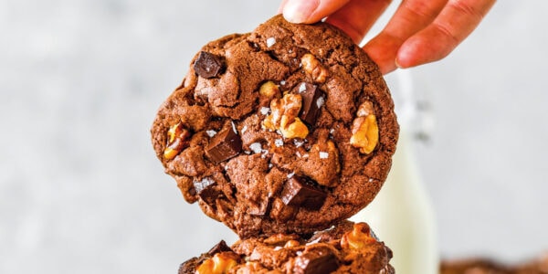 Brownie California Walnut Cookies