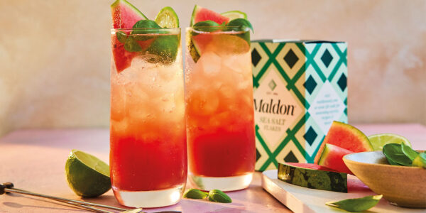 Watermelon and Basil Mojito