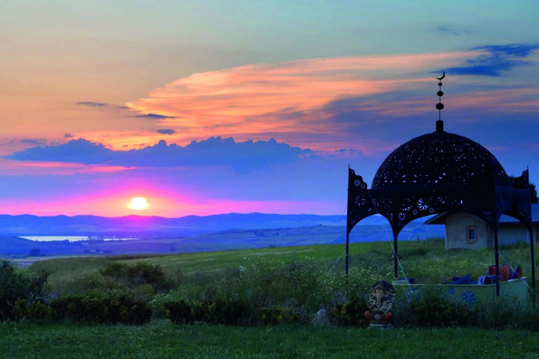sunset-pagoda Suryalila Retreat Centre