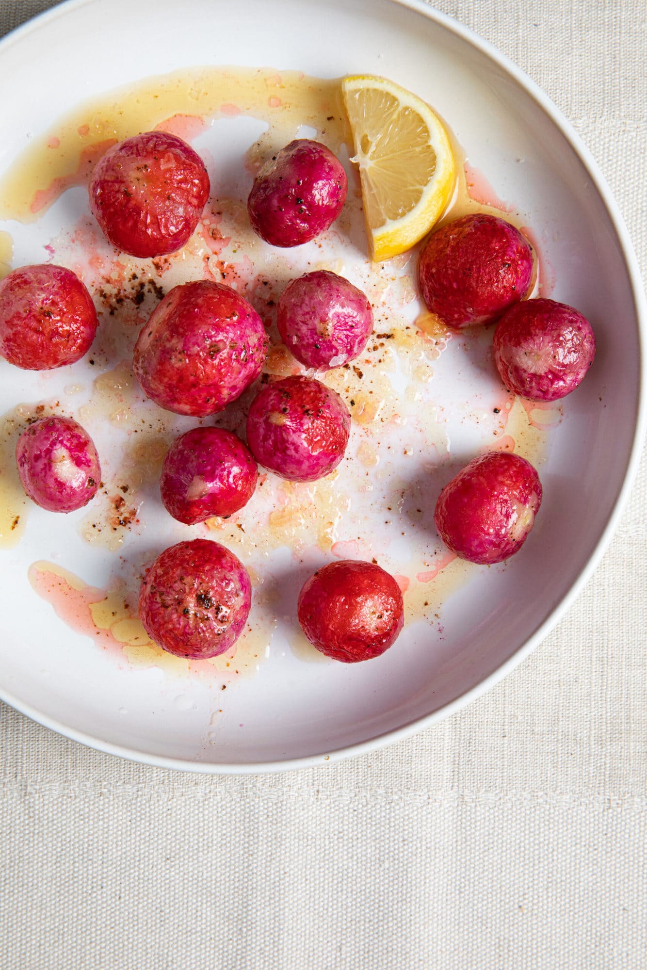 Roasted Radishes with Lemon