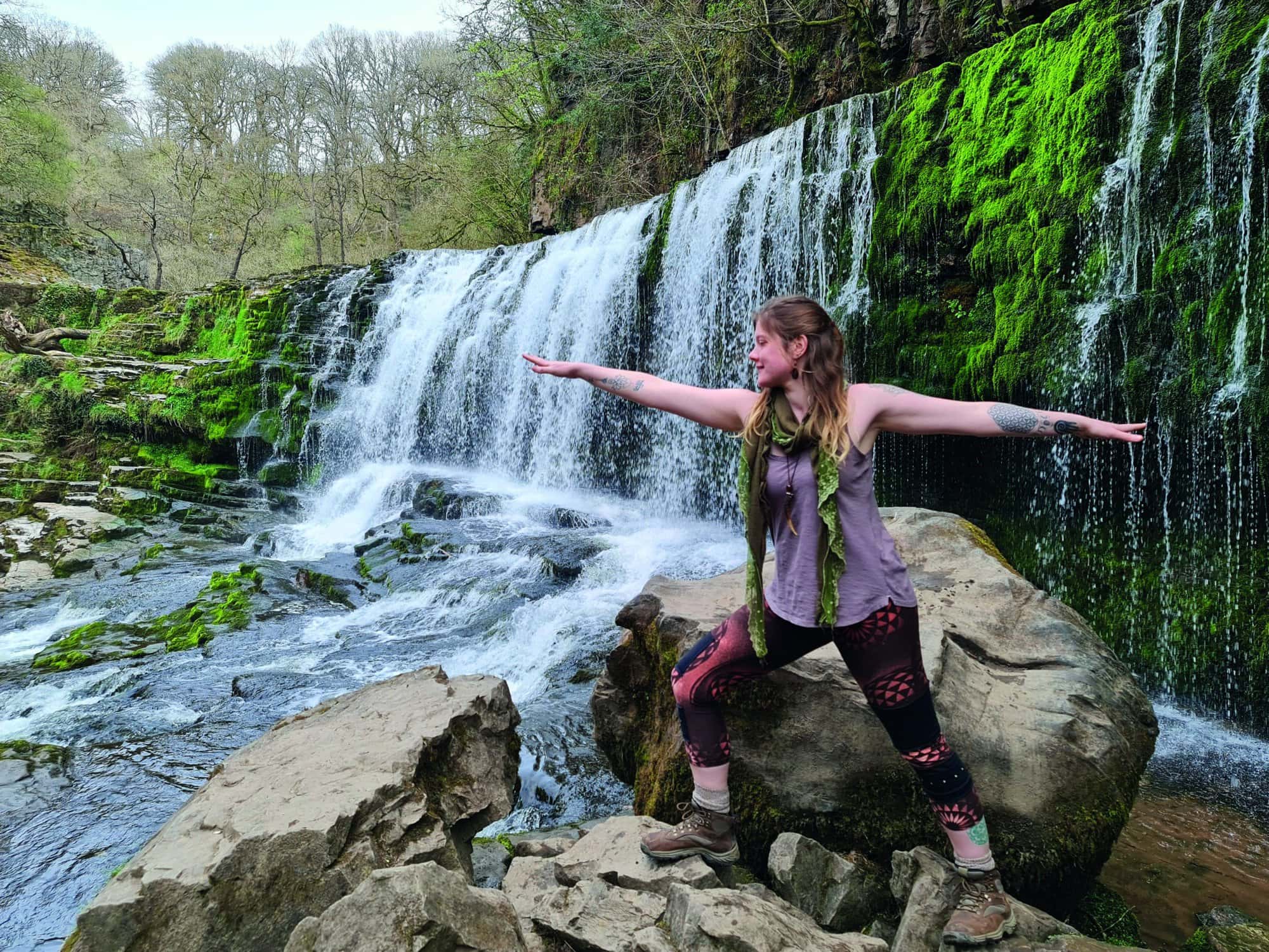 Natalie Kenrick - Warrior 2 in Brecon Beacons