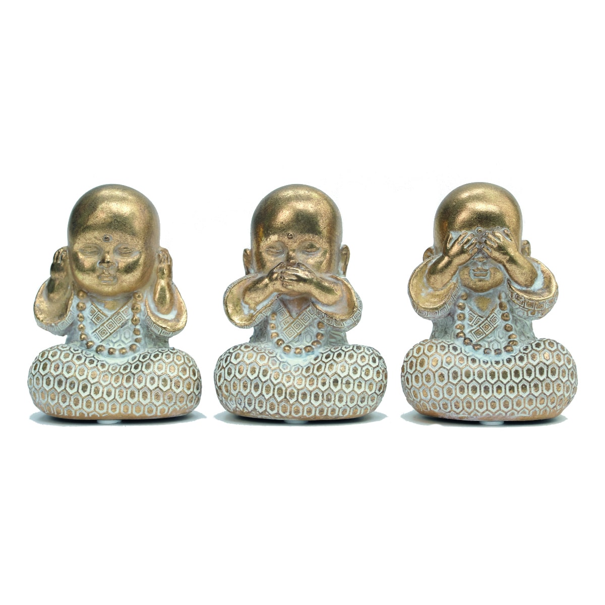Three Wise Baby Buddhas