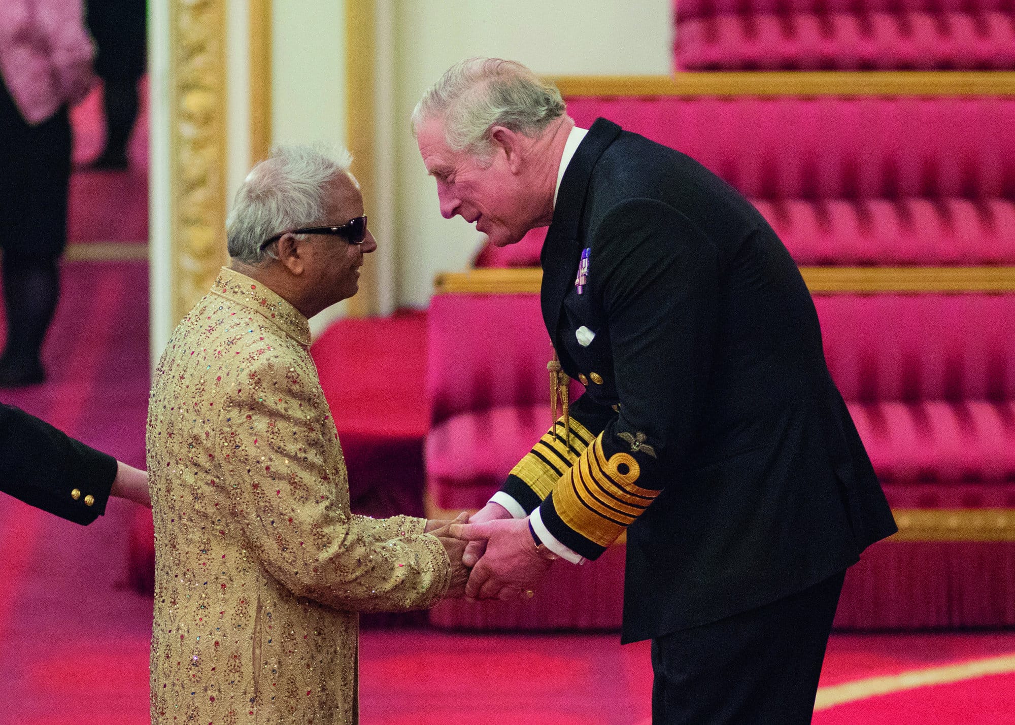 With Prince Charles at Investiture