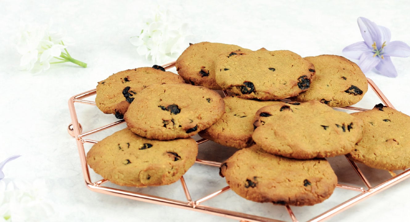 Blueberry and Cinnamon Cookies