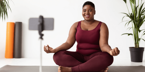 The plus-sized yoga teacher