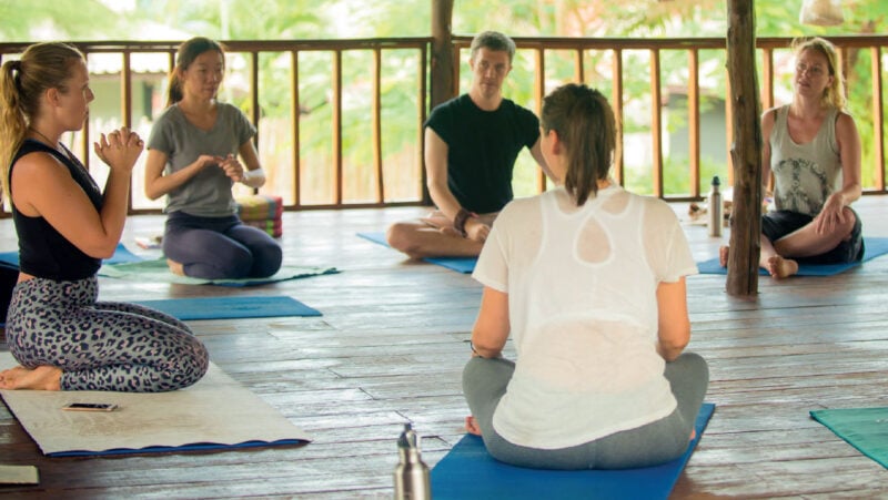 Teaching yoga online vs in-person classes
