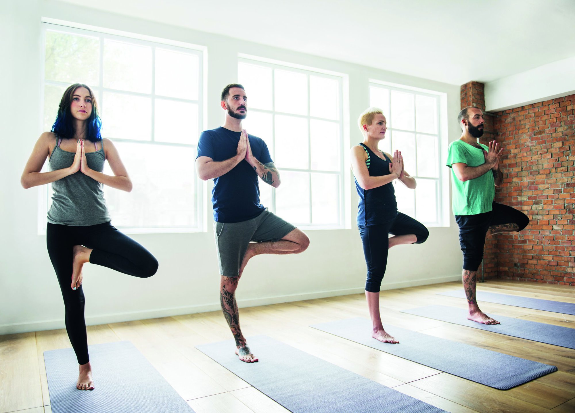 Yoga Practice Exercise Class Concept