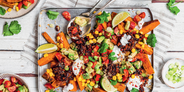 Loaded Sweet Potato Wedges