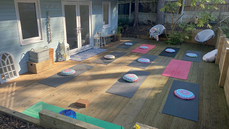 Home Yoga Space: Zoe Marlowe, Poole, Dorset