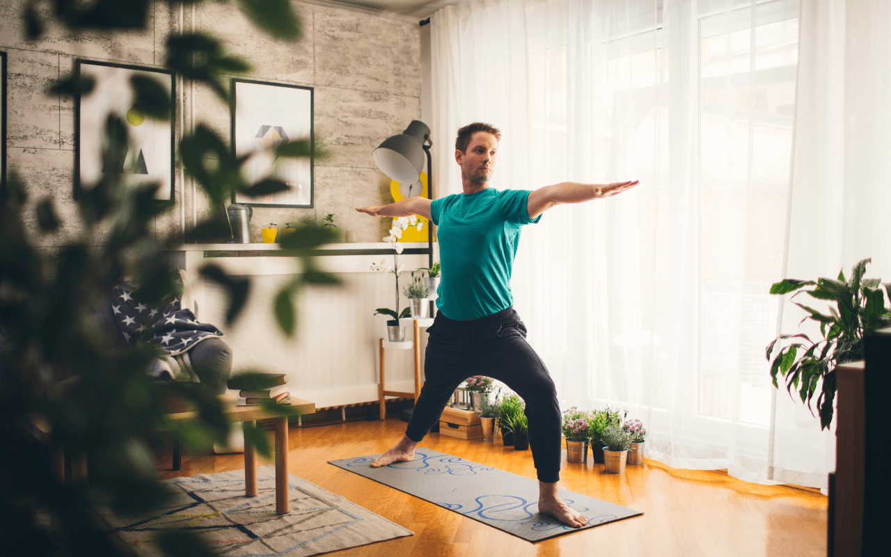 Home yoga practice