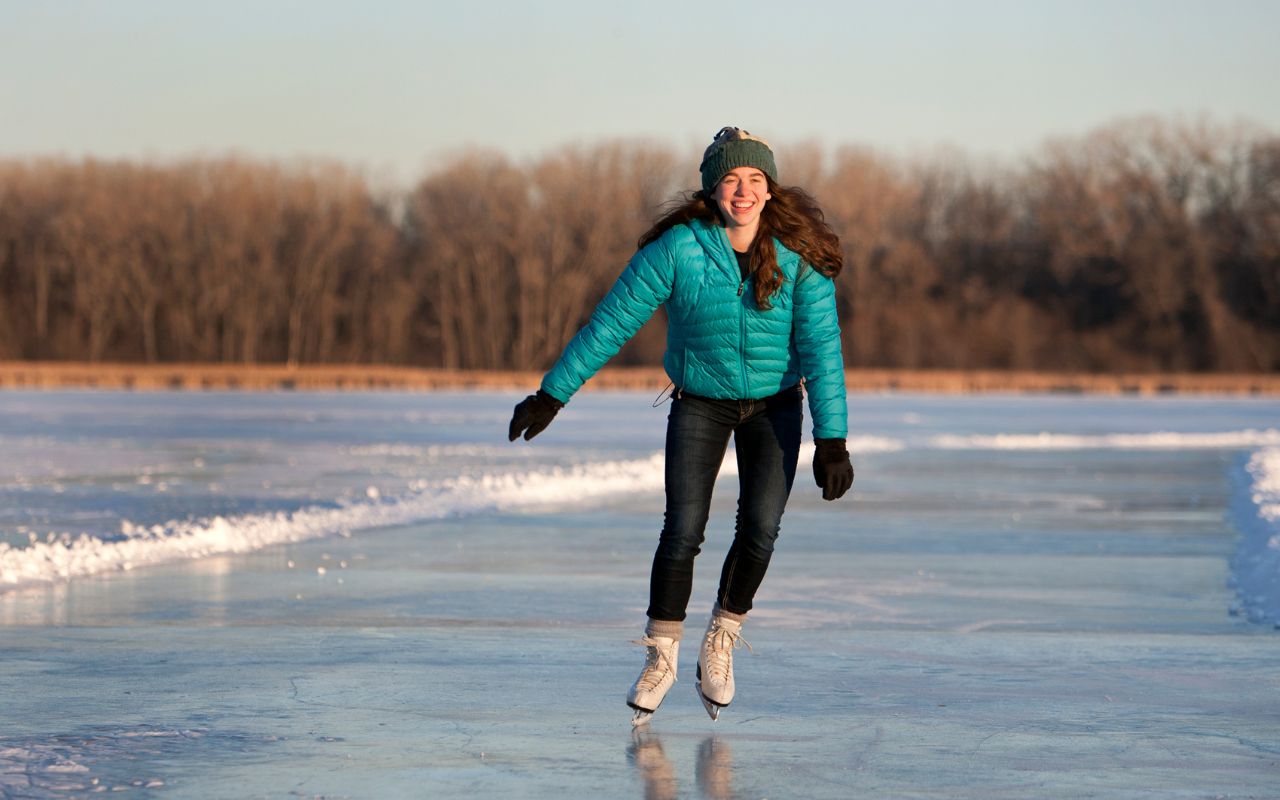 Ice skating